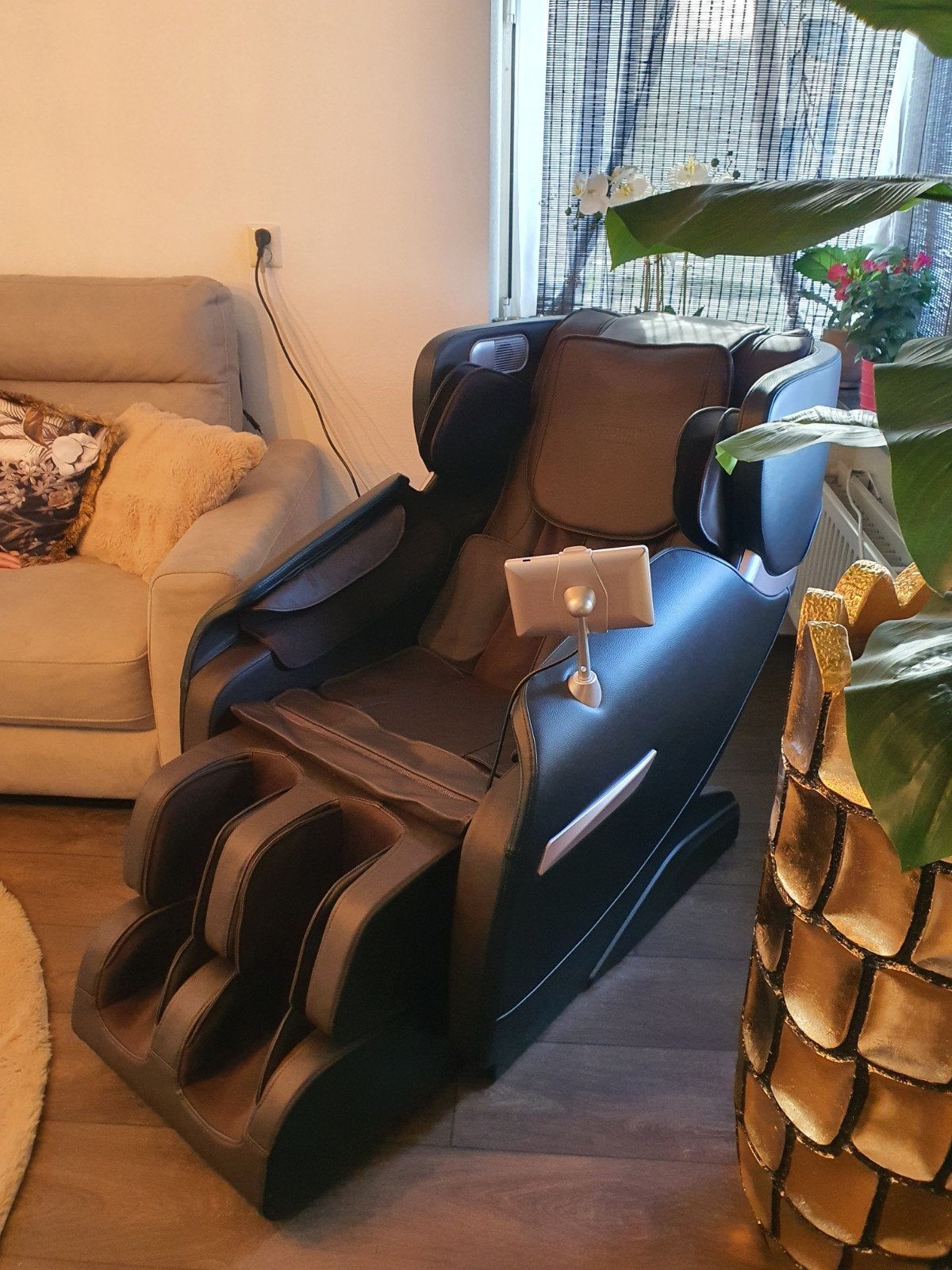 Zo goed als nieuwe massagestoel met computerbediening, Sport en Fitness, Ophalen of Verzenden, Zo goed als nieuw, Massagetafel
