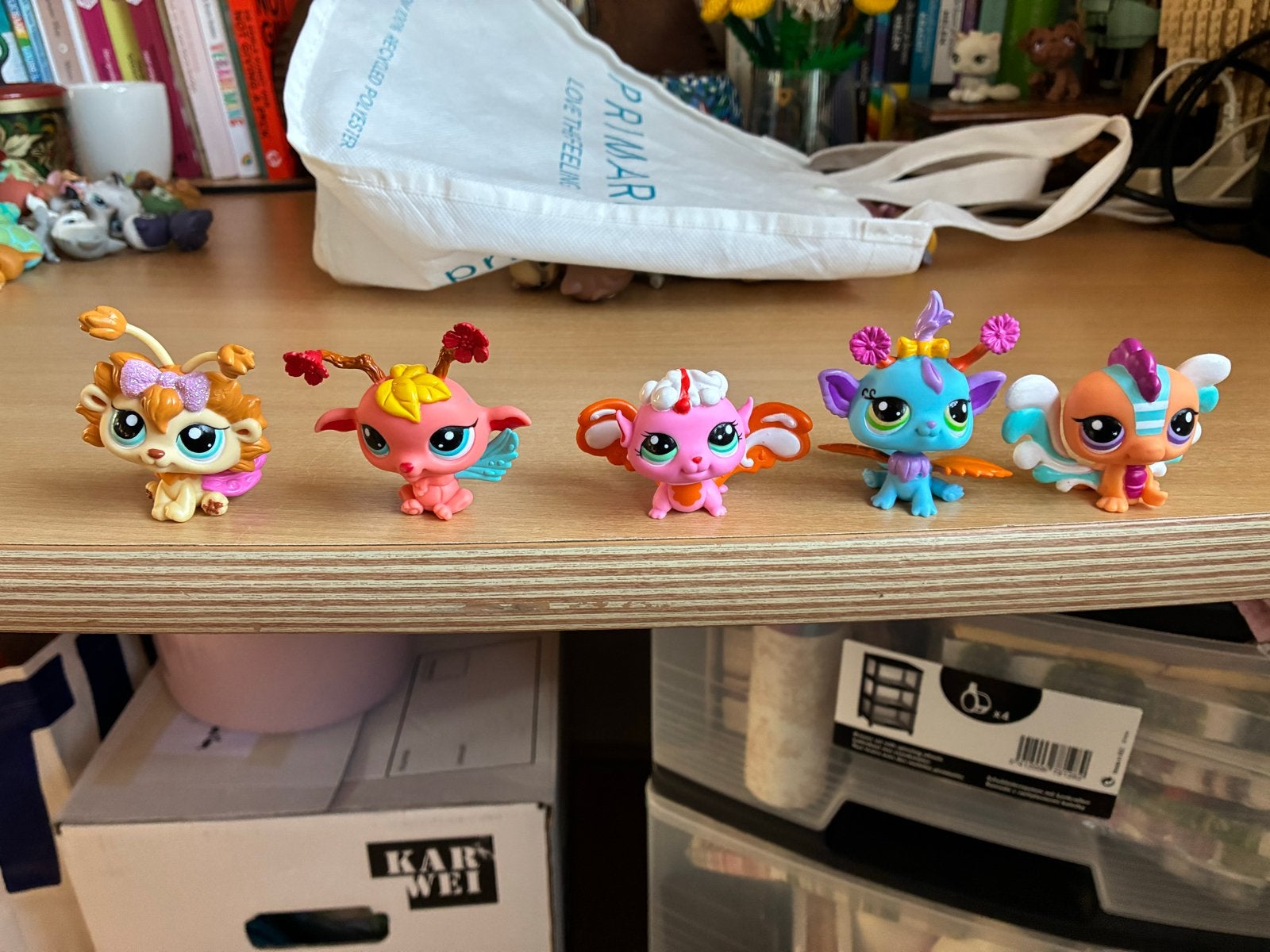 Littlest Pet Shop Fantasie Dieren - Set van 5, Ophalen of Verzenden, Gebruikt, Jongen of Meisje