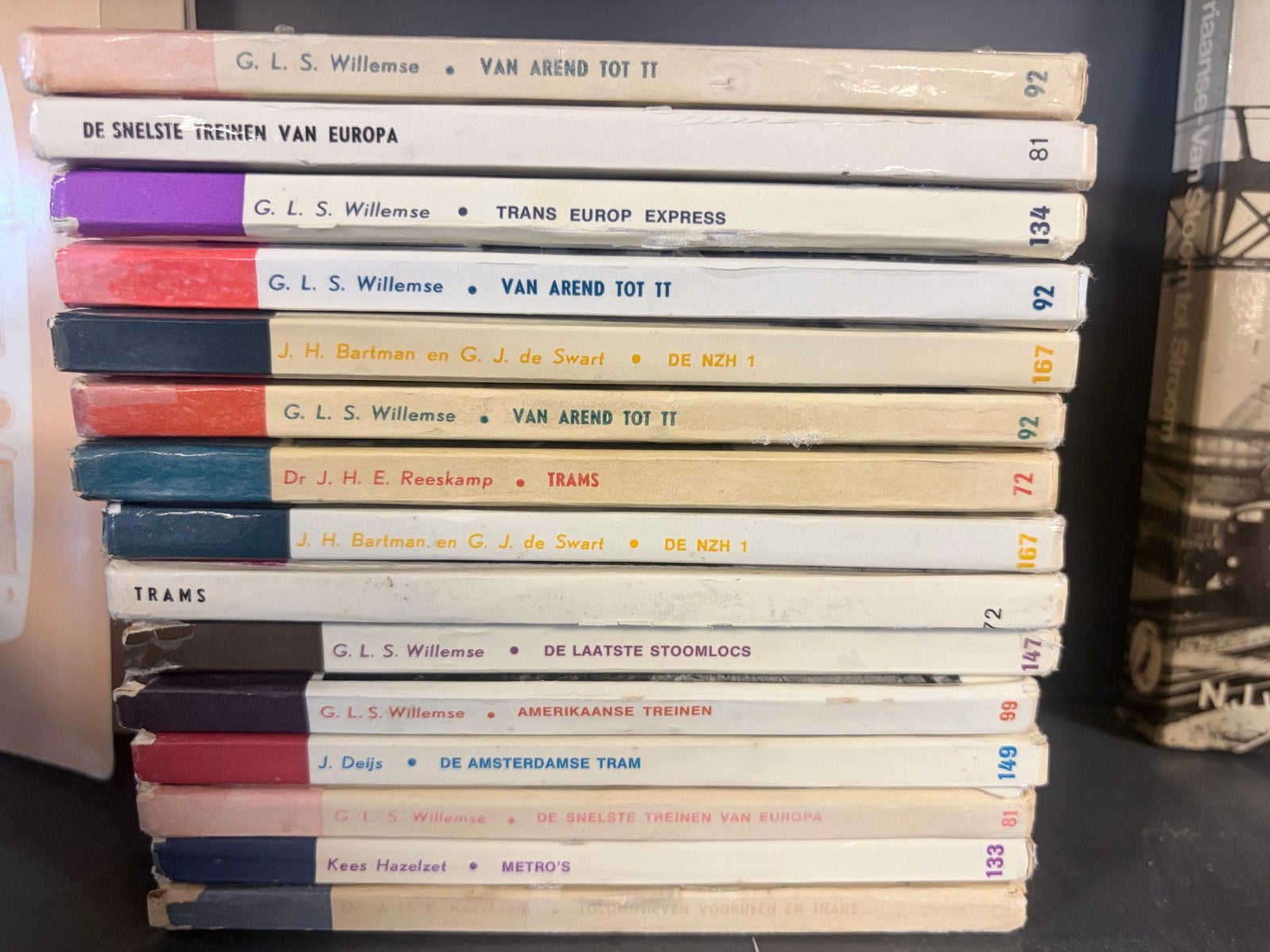 Alkenreeks Beeld-Encyclopedie Treinen en Trams (14 boeken), Boeken, Ophalen of Verzenden, Gelezen, Tram