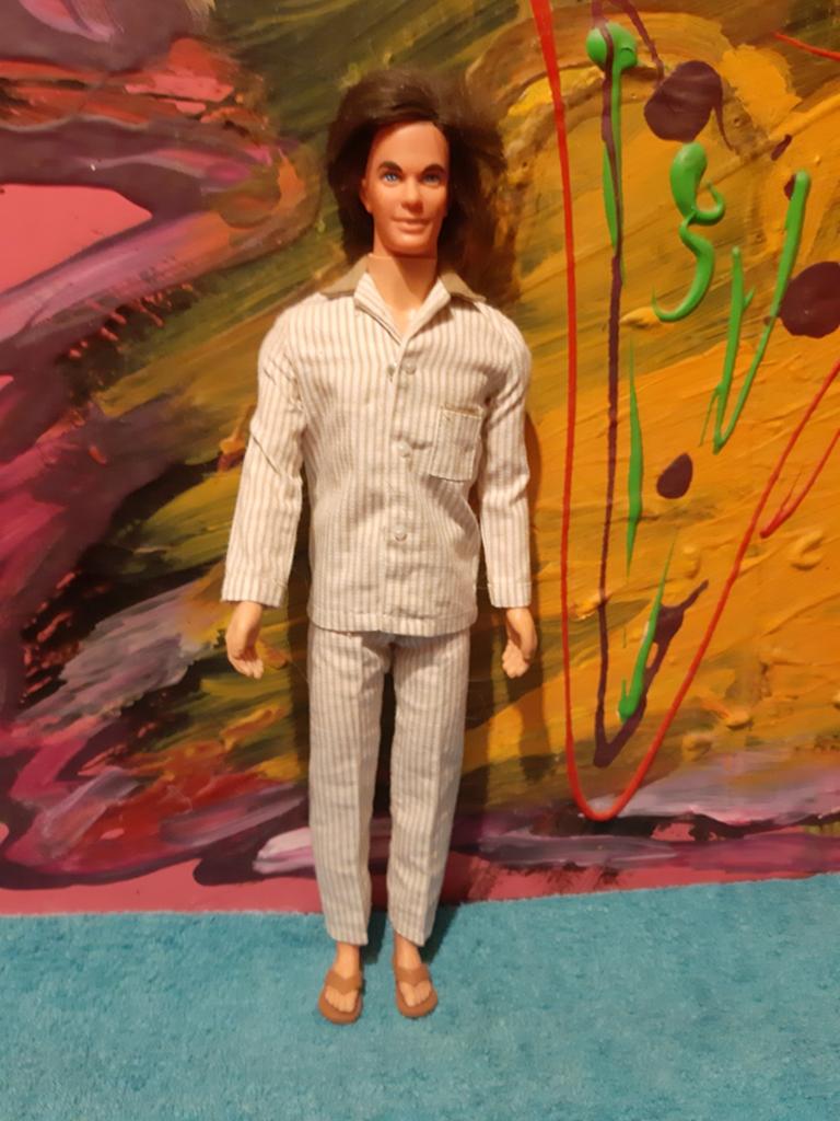 Ken Mod in sleeper set (1961-1963), Ophalen of Verzenden, Gebruikt, Barbie