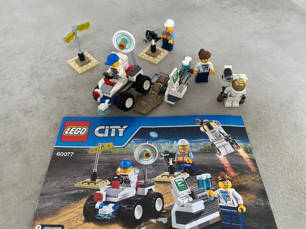 LEGO City Ruimtevaarder Starter Set - 60077, City, Lego, Ophalen of Verzenden, Complete set