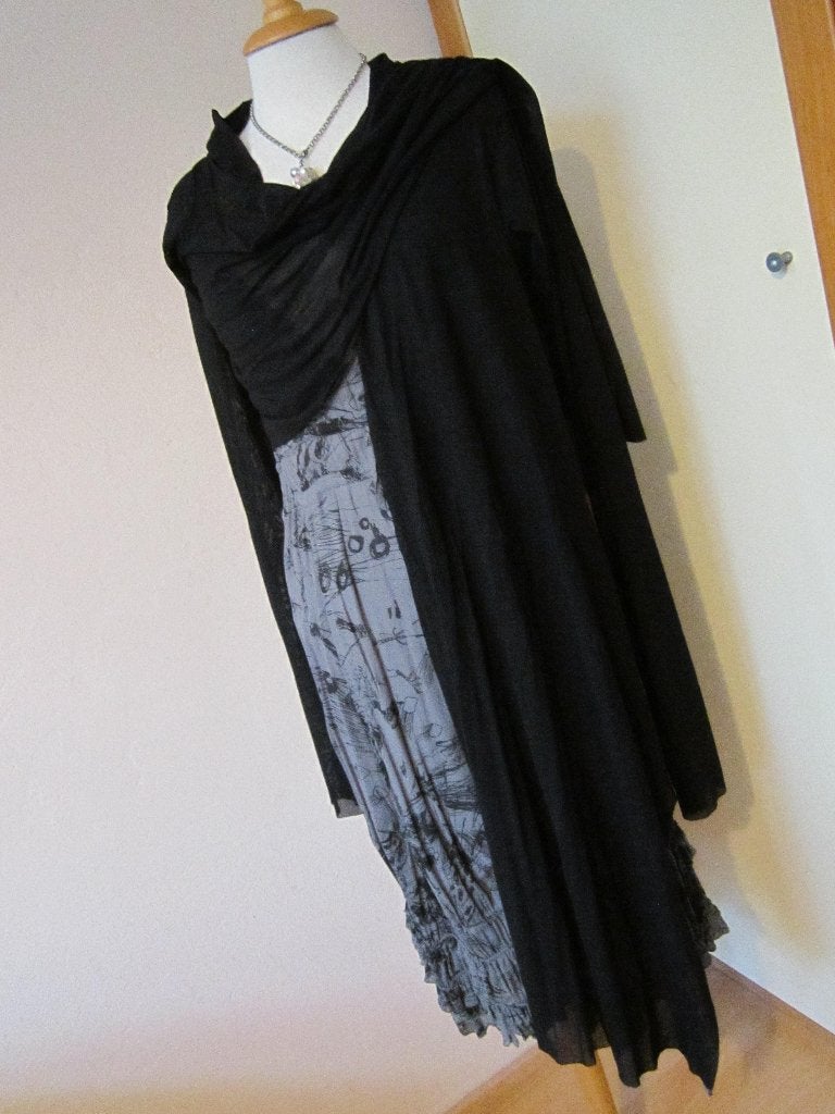 Didi jurk met Cora Kemperman omslag / vest maat 38, Kleding | Dames, Maat 38/40 (M), Cora Kemperman + Didi, Verzenden, Zwart