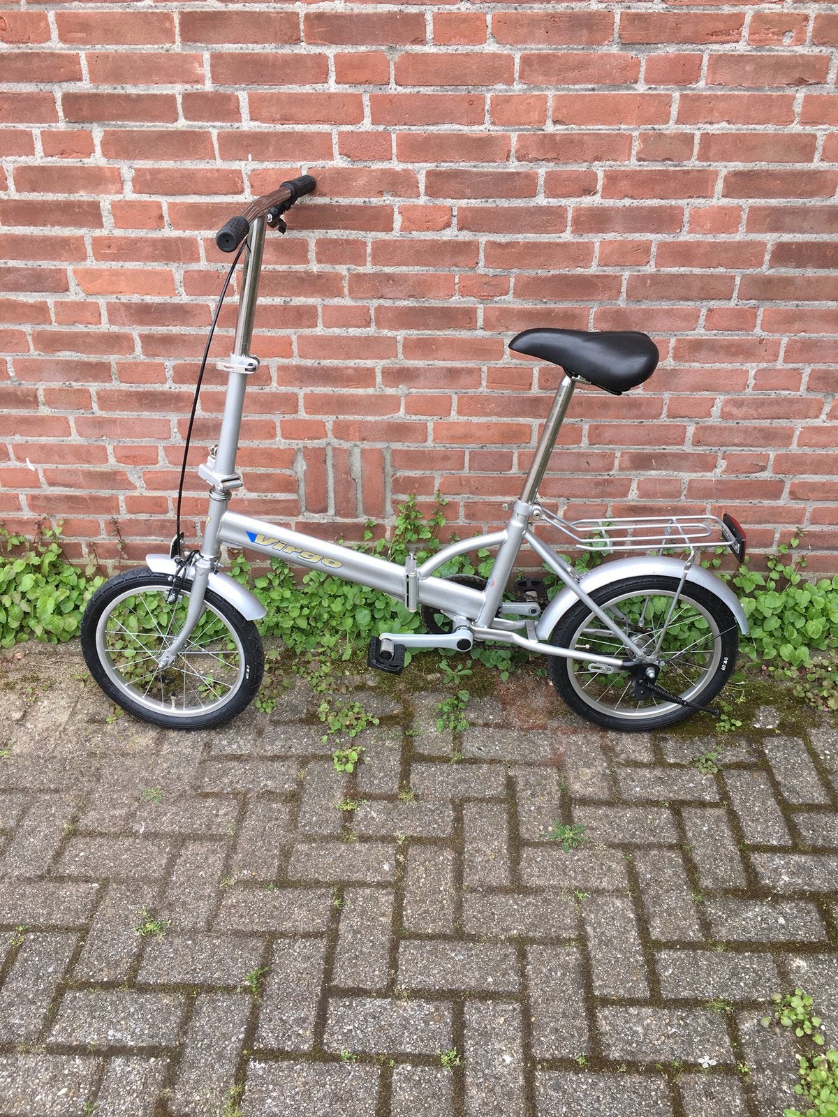 Virgo vouwfiets 16 inch met terugtraprem en handrem voor, Ophalen, Gebruikt, 16 tot 18 inch