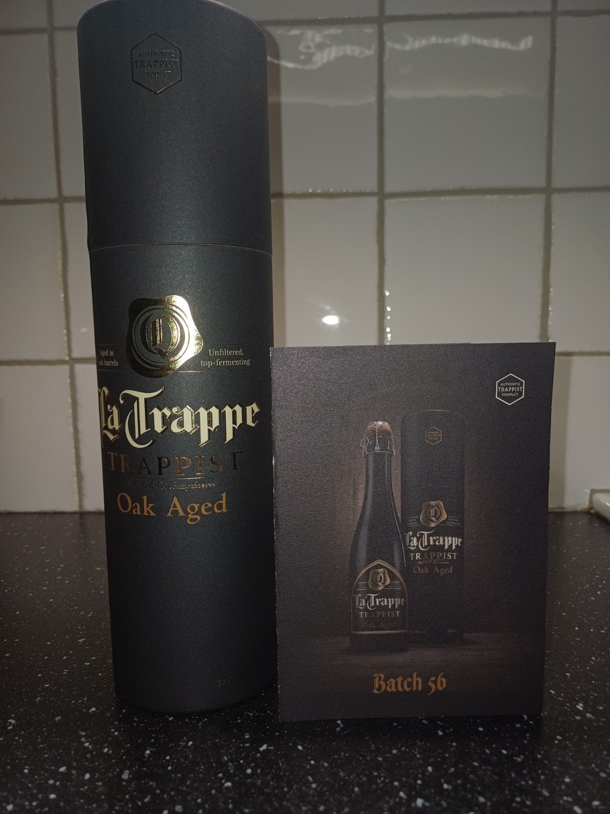 La Trappe oak aged batch 56, Verzamelen, Biermerken, Ophalen of Verzenden