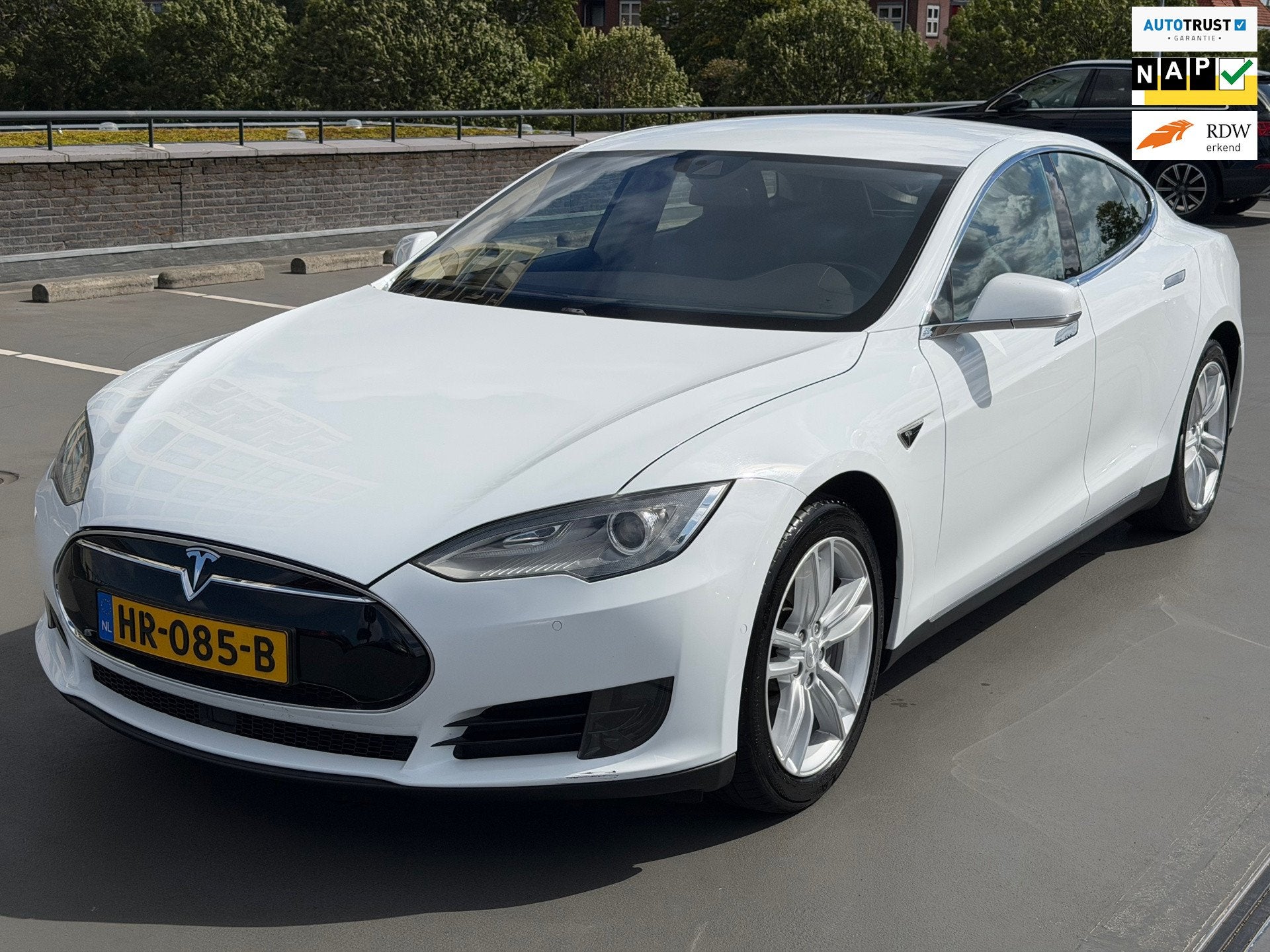 Tesla Model S 70 Base 320+ Km Accubereik Adaptief Cruise Cam, Auto's, Tesla, Dealer onderhouden, Achterwielaandrijving, Gebruikt