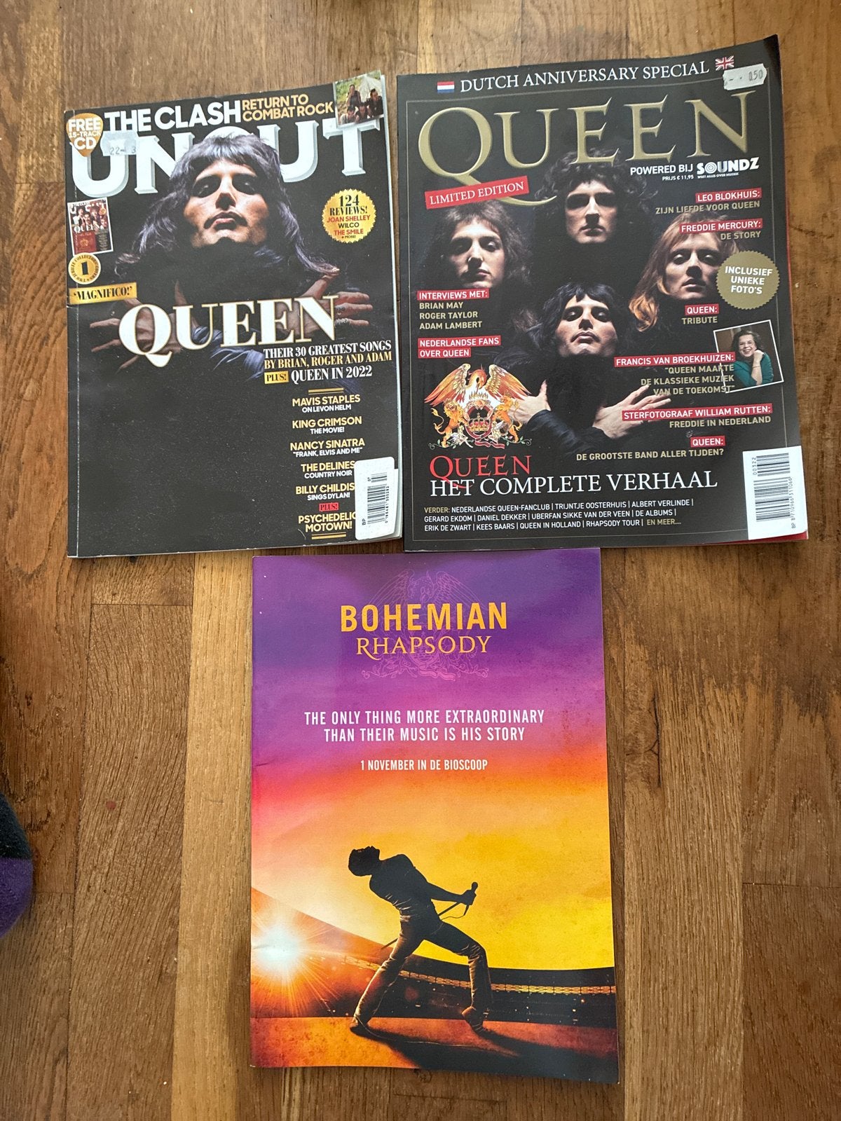 Queen Tijdschriften & Bohemian Rhapsody magazine, Ophalen of Verzenden, Zo goed als nieuw, Artiest