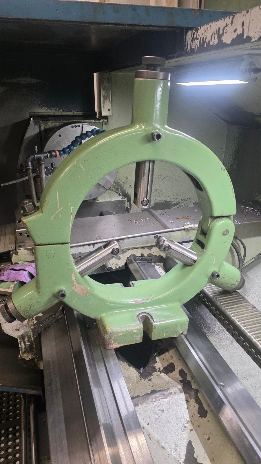 grote vaste draaibank bril voor 620 mm diameter bank, Doe-het-zelf en Verbouw, Ophalen, Metaaldraaibank