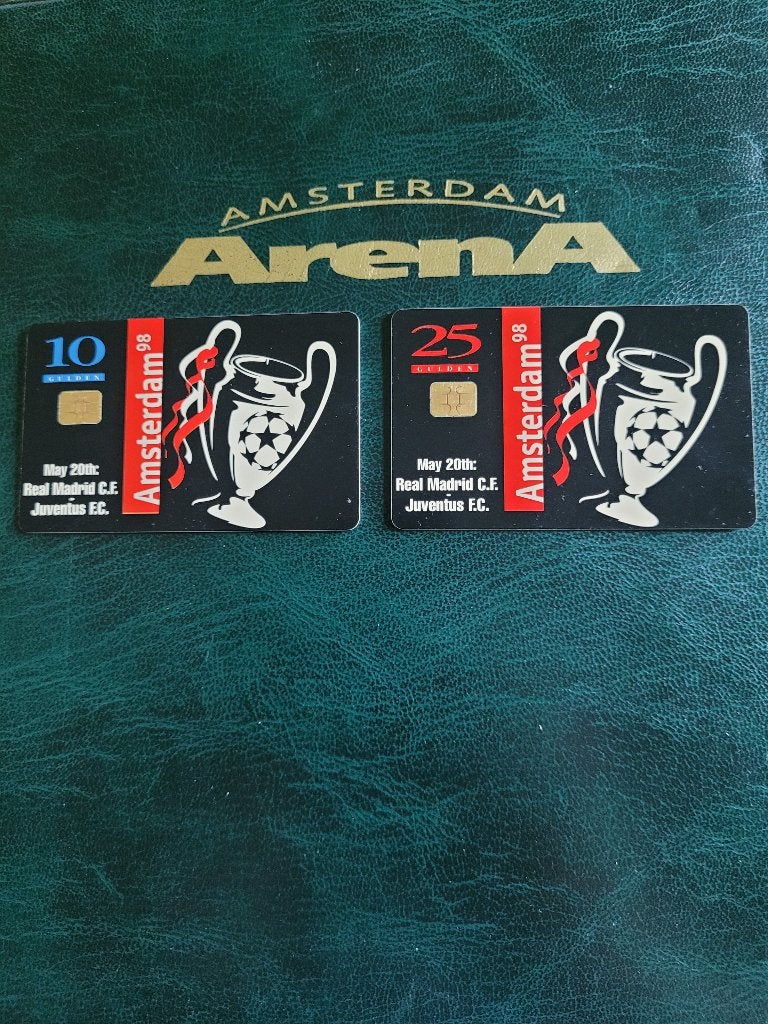 Arena cards (betaalkaarten) 1998, Ophalen of Verzenden, Zo goed als nieuw