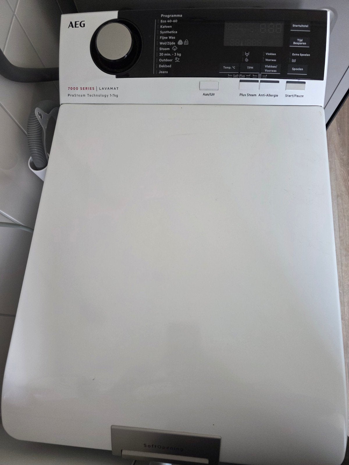 AEG 7000 SERIES LAVAMAT ProSteam Technology 7kg Wasmachine, Ophalen of Verzenden, Zo goed als nieuw