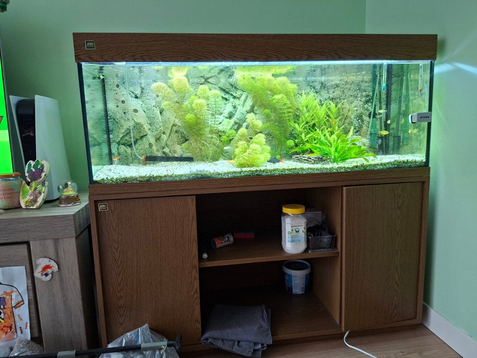 Juwel Rio 240 incl. meubel t.e.a.b., Ophalen, Gebruikt, Juwel, Verwarming