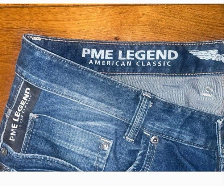 PME Legend Jeans - Regular Fit, Tapered leg maat 36/36, Kleding | Heren, Ophalen of Verzenden, Zo goed als nieuw, Blauw, W36 - W38 (confectie 52/54)