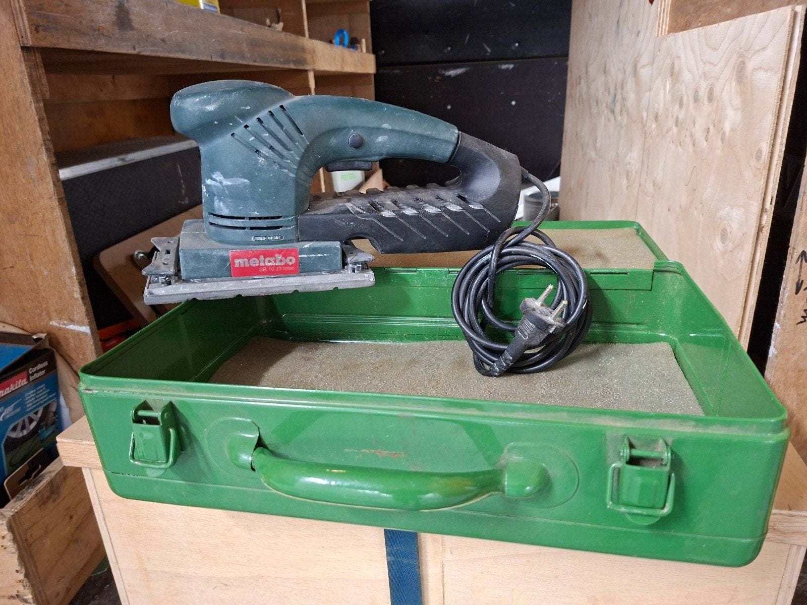 Metabo vlakschuurmachine in koffer, Ophalen, Gebruikt