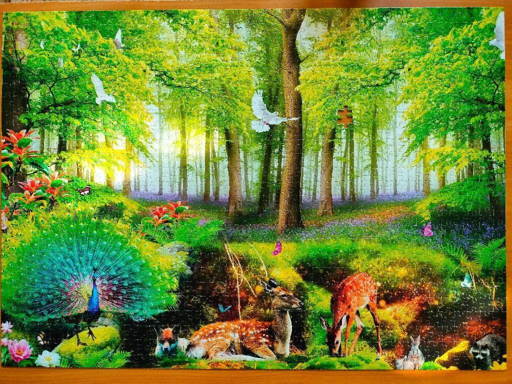 legpuzzel 1000 stukjes King, Ophalen, 500 t/m 1500 stukjes, Zo goed als nieuw