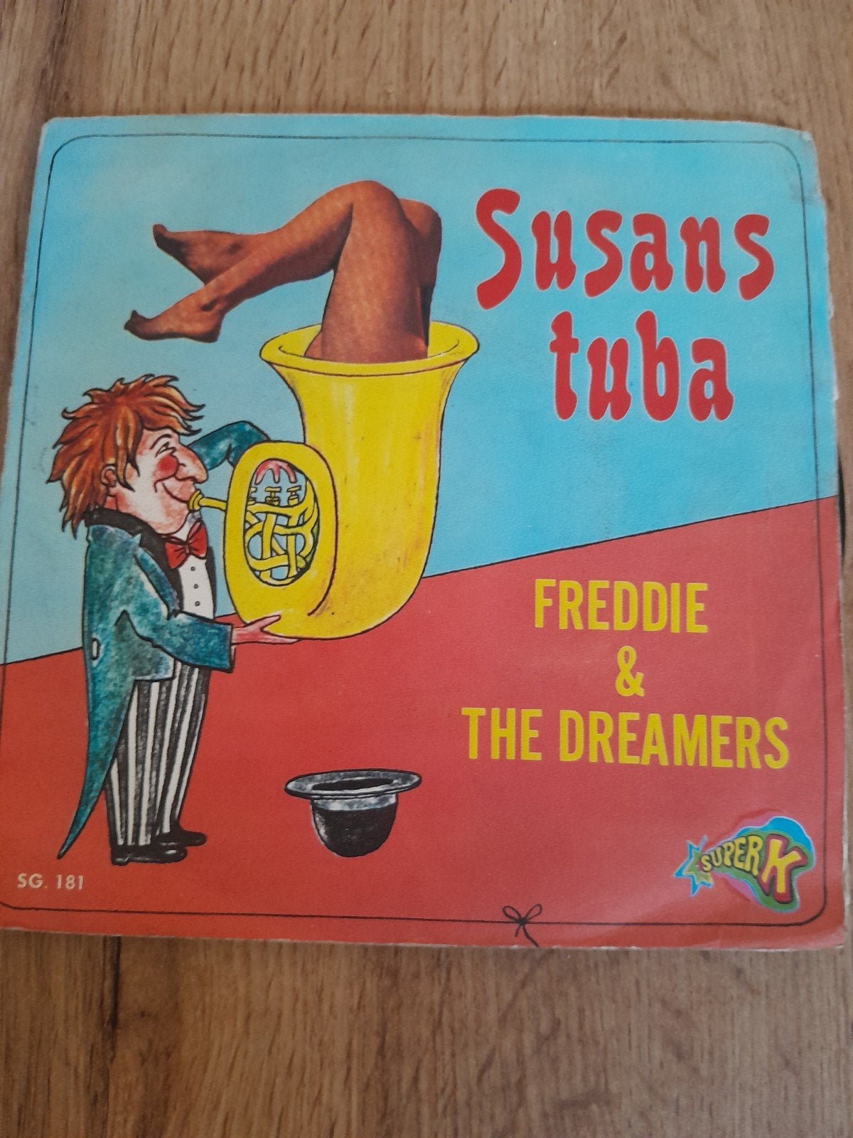 Freddie tuba &the dremers 7 inch  susans tuba, Ophalen of Verzenden, Zo goed als nieuw, Pop