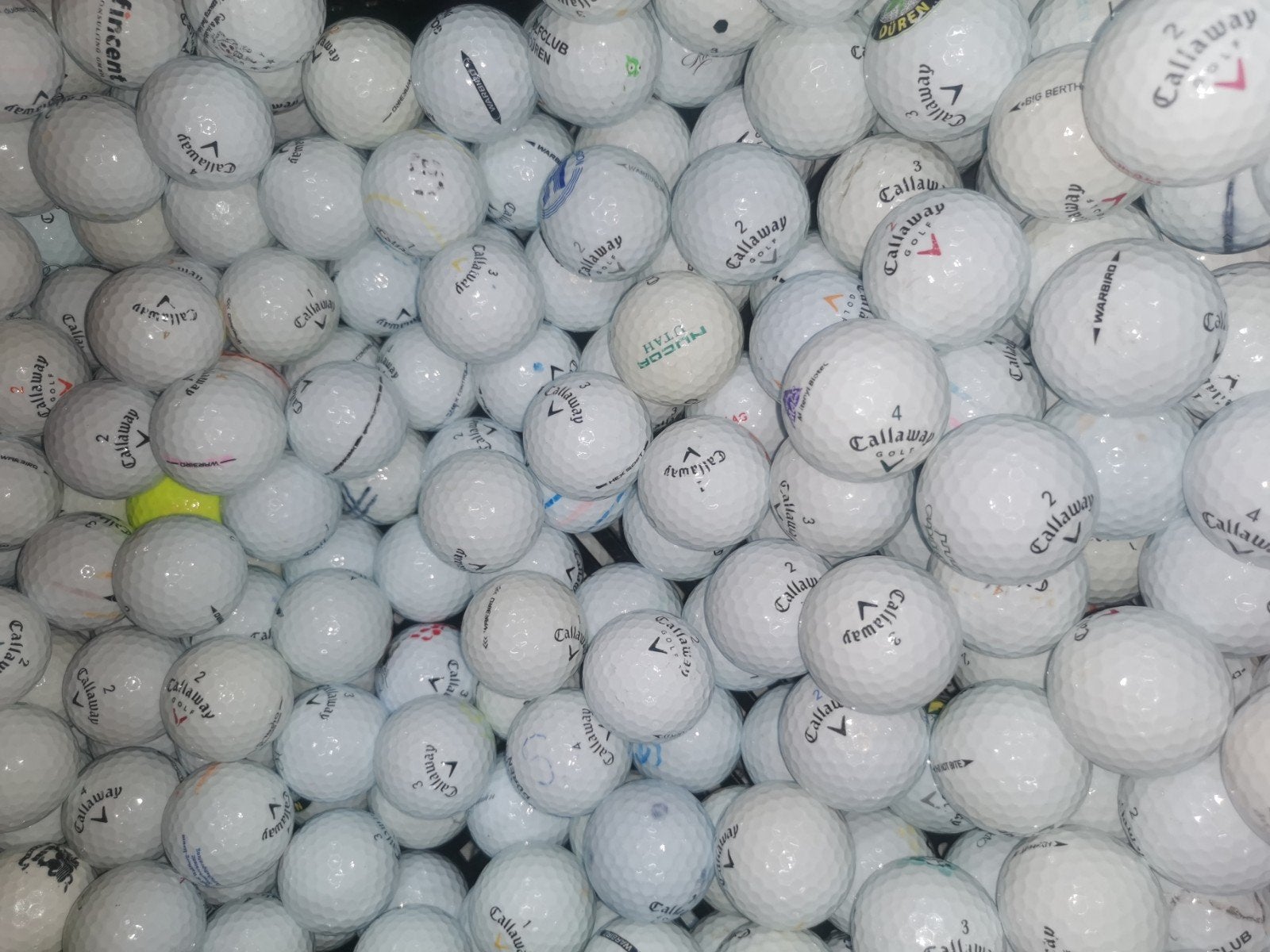 Callaway warbird golfballen AAAA kwaliteit 100 stuks, Ophalen of Verzenden, Bal(len), Callaway