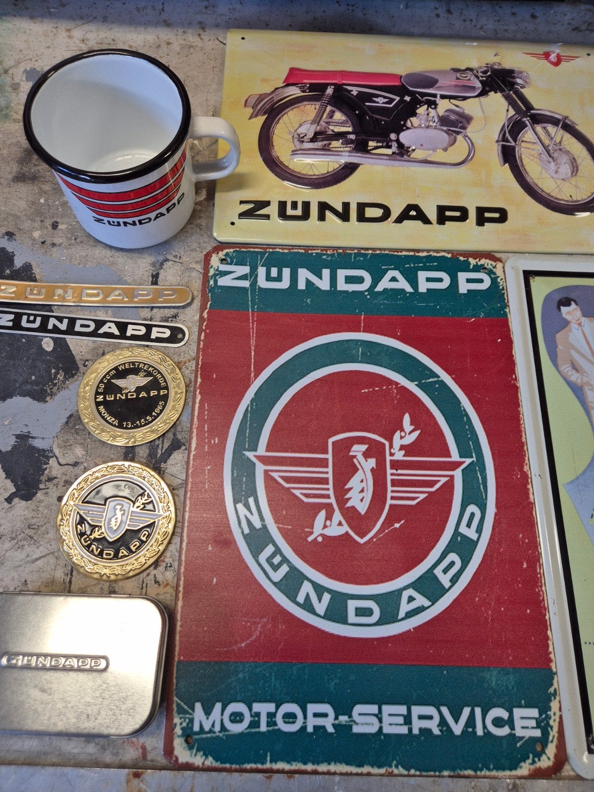 te koop zundapp borden, Fietsen en Brommers, Ophalen of Verzenden