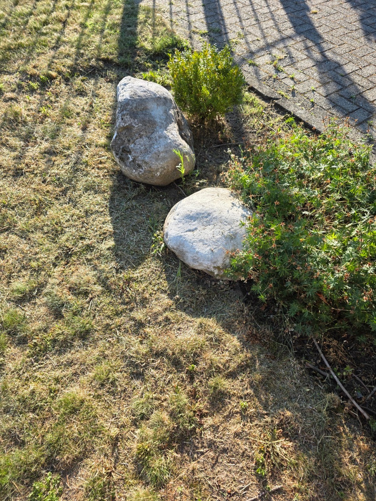 Witte keien, Tuin en Terras, Grind, Keien en Split, Ophalen, Gebruikt