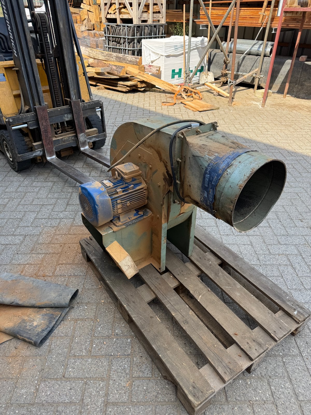 Afzuig motor 5 kw, Ophalen, Gebruikt, Afzuiger