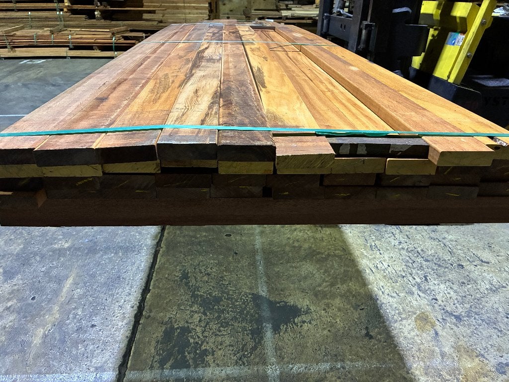 Vlonderplanken-planken-latten-Hardhout/Tigerwood-27x92mm, Ophalen, Planken, Nieuw, Hardhout