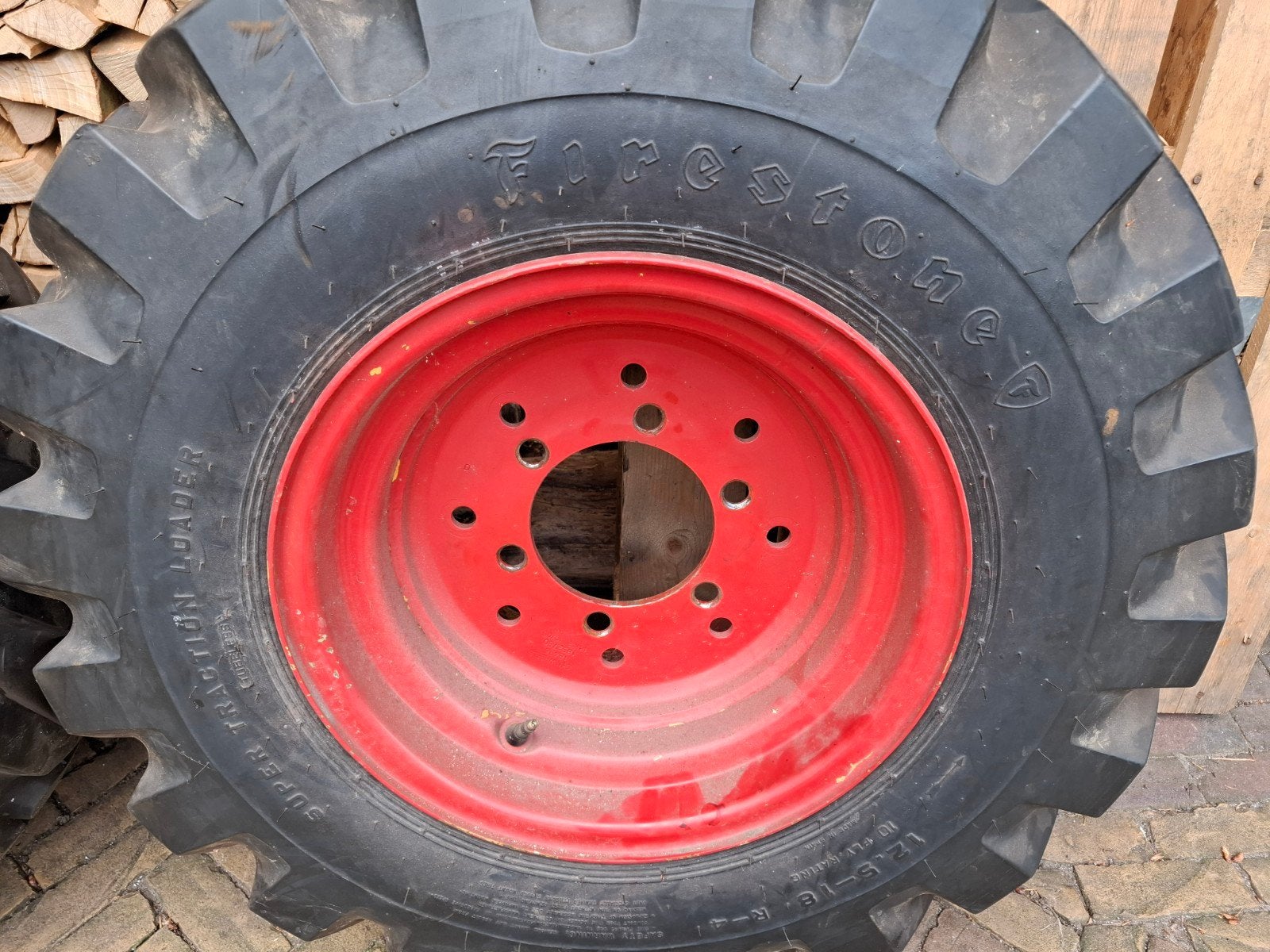 Loader banden met velgen, Ophalen of Verzenden