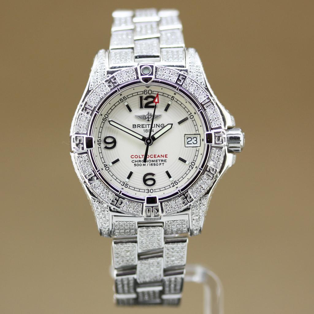 Breitling Colt Oceane A77380 Full diamonds
