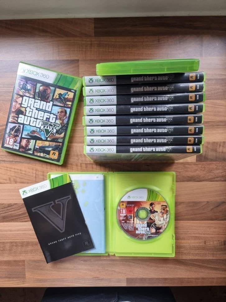 10x GTA 5 | Samen voor 15 | Met maps, Spelcomputers en Games, Games | Xbox 360, Avontuur en Actie, Vanaf 18 jaar, 1 speler, Ophalen of Verzenden