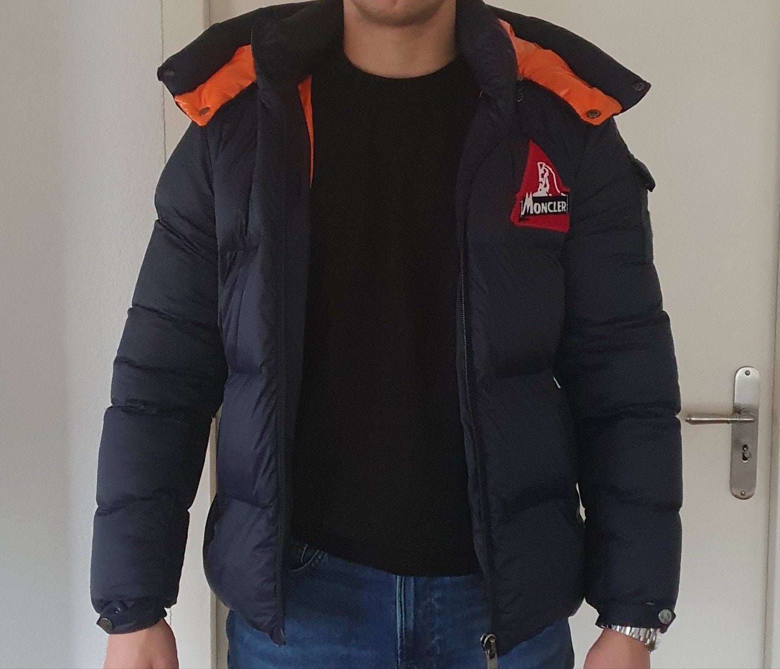 Moncler Heren Winterjas - Maat XL - Z.G.A.N., Moncler, Blauw, Maat 56/58 (XL), Ophalen of Verzenden