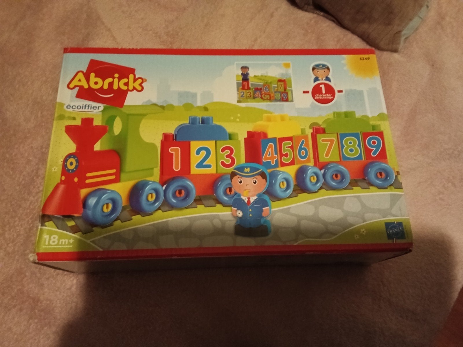 Trein met Cijfers, Ophalen of Verzenden, Zo goed als nieuw, Abrick