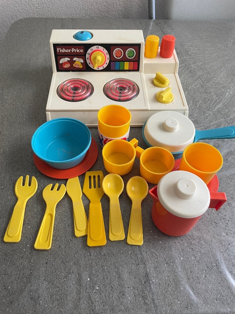 Fornuisje Fisher Price, Ophalen of Verzenden, Gebruikt, Speelset