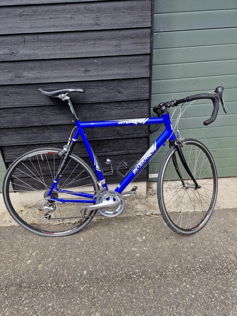 Intersens racefiets - Shimano 105 - Blauw, Fietsen en Brommers, Fietsen | Racefietsen, Gebruikt, Heren, Overige merken, Meer dan 20 versnellingen