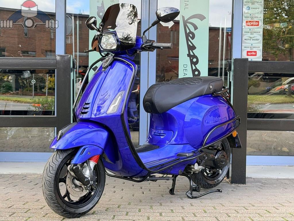 Custom Vespa Sprint Candy Blue 45km 11017KM (2021), Ophalen, Overige modellen, Maximaal 45 km/u, Onbekend