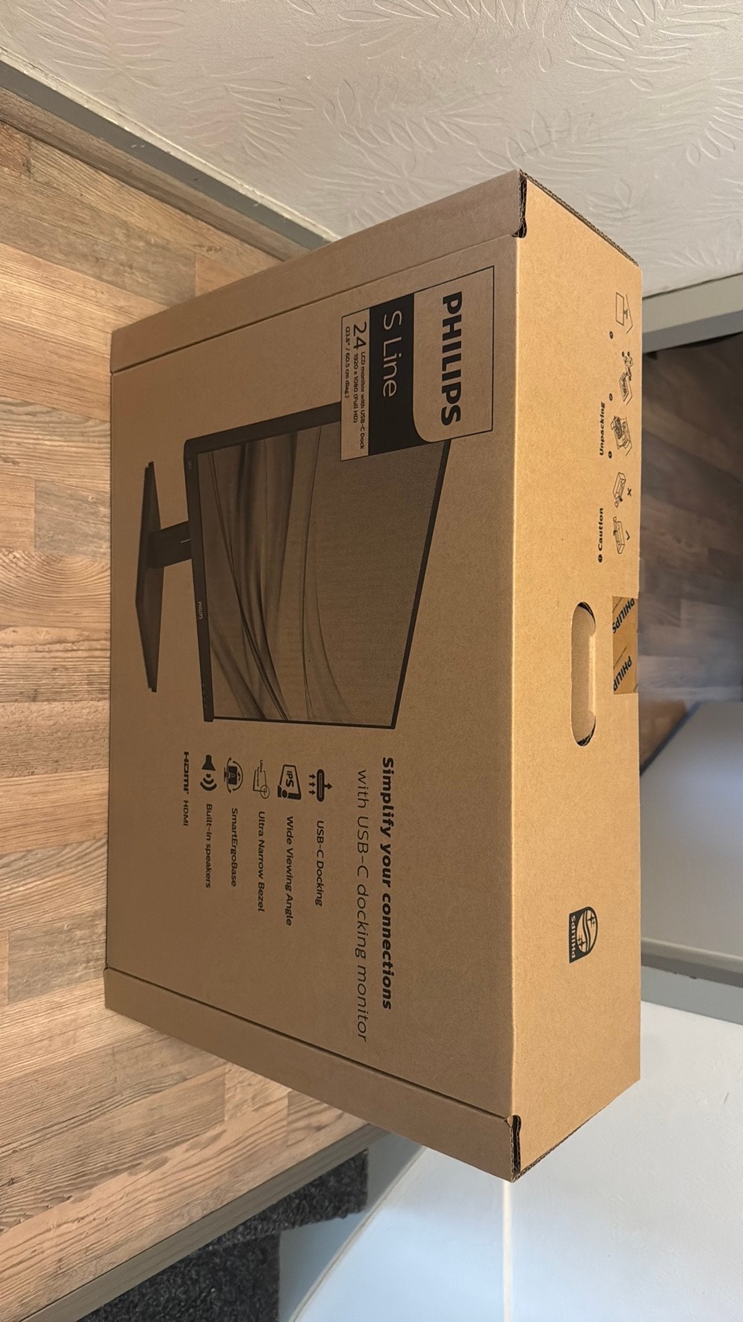 Philips S Line Monitor (Nieuw en ongeopend), Ophalen, Philips, HD, In hoogte verstelbaar