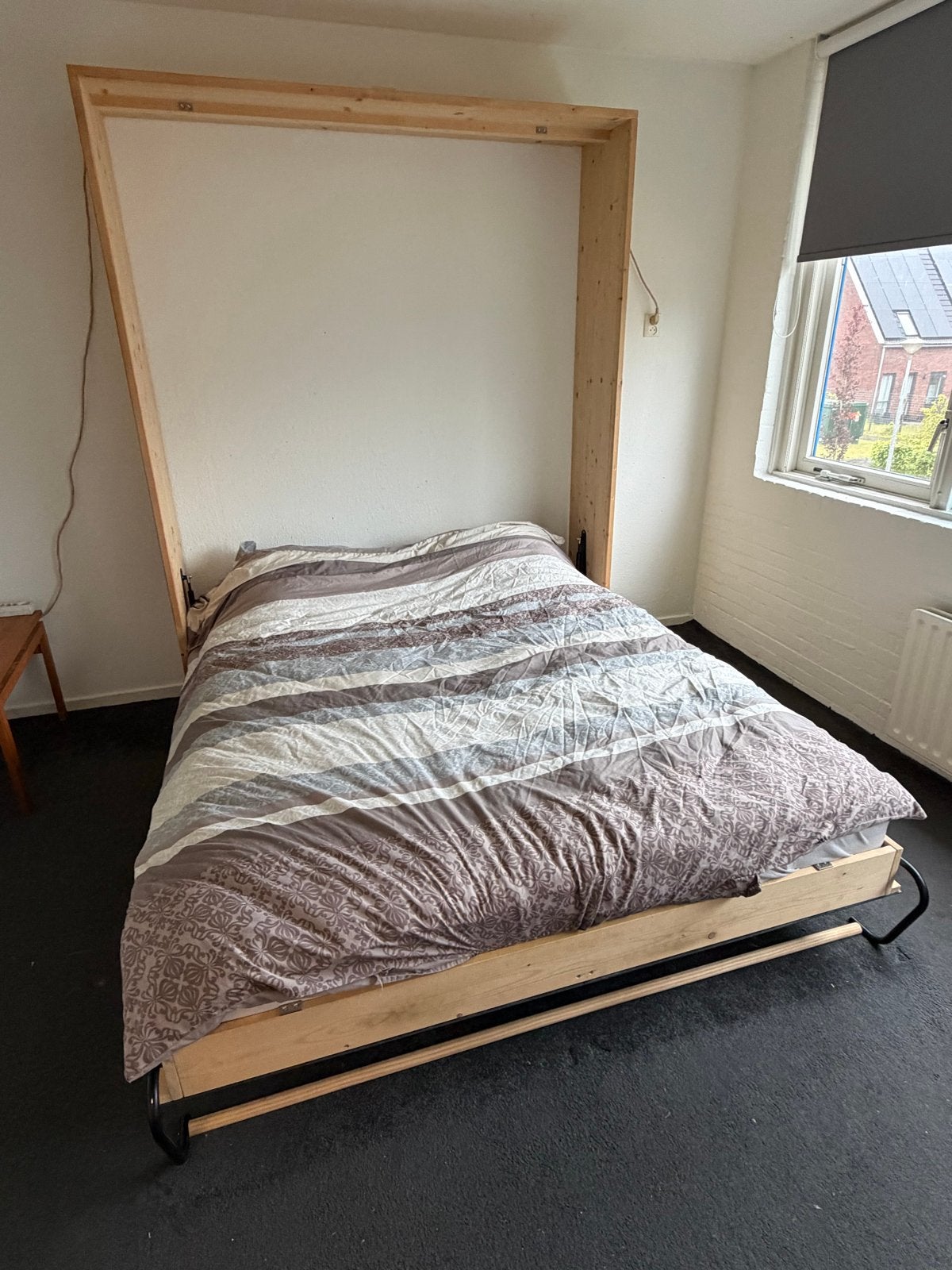 Opklapbed 160x200 - Ruimtebesparend en Comfortabel, Huis en Inrichting, Slaapkamer | Bedden, Ophalen, Gebruikt, Tweepersoons, 200 cm
