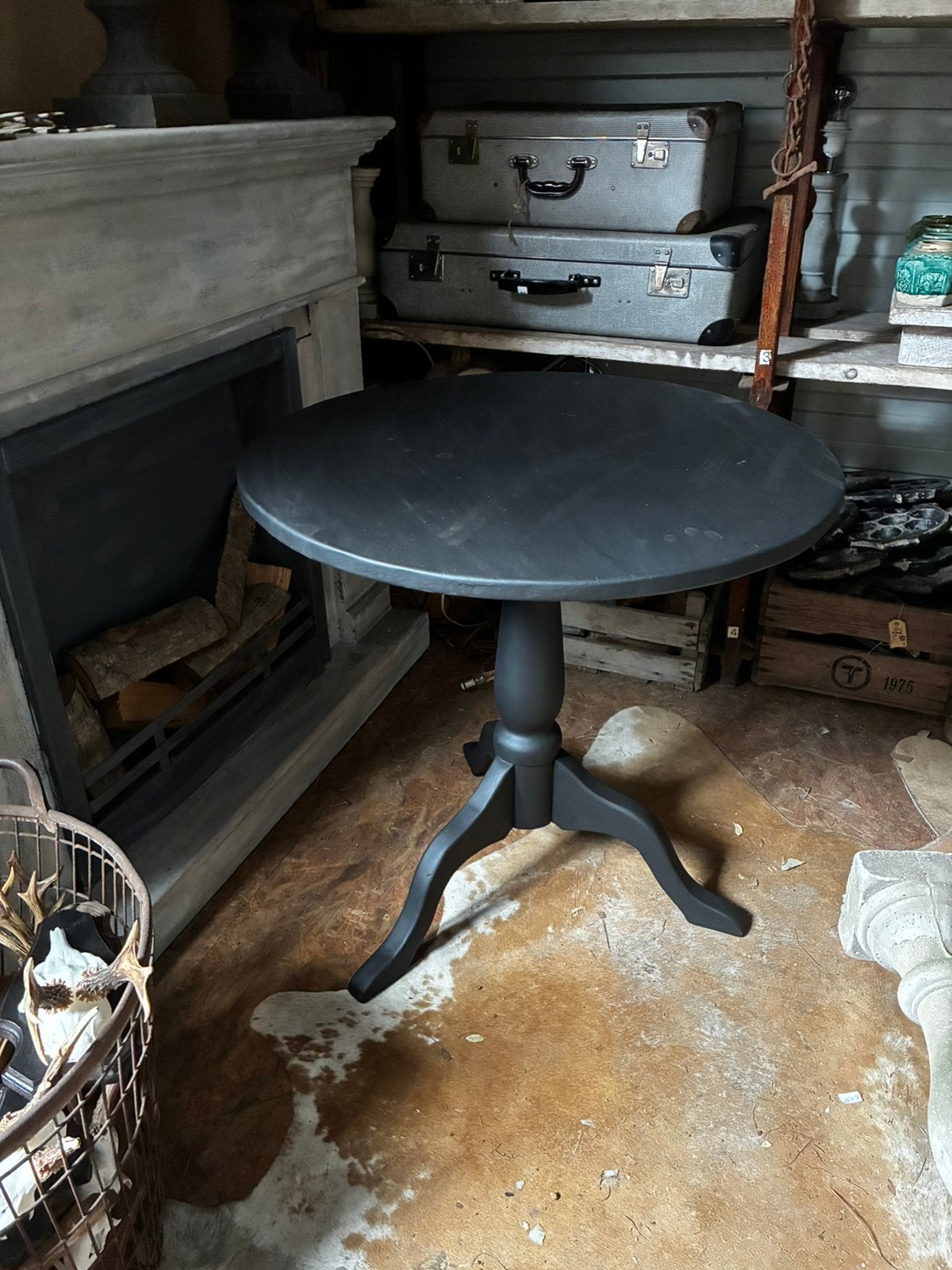Wijntafel matzwart, Ophalen
