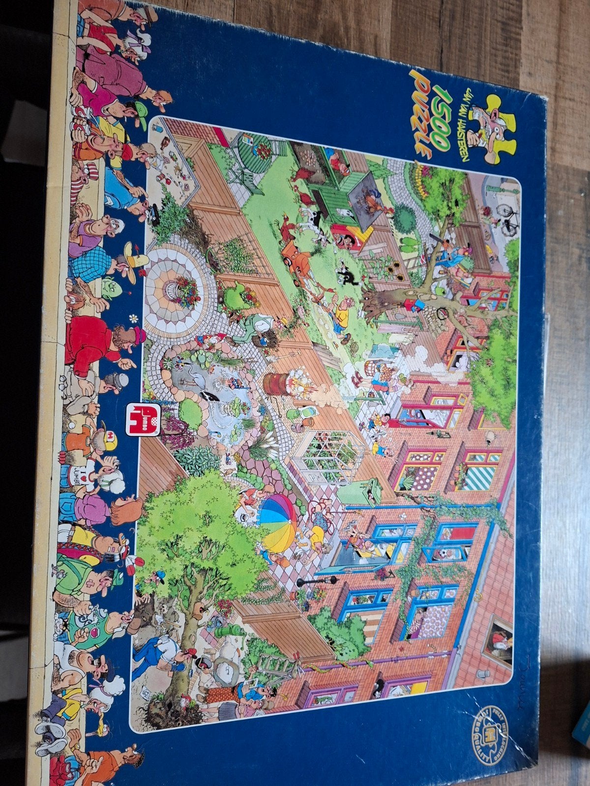Jan van Haasteren. Volkstuintjes 1500 stukjes., Hobby en Vrije tijd, Denksport en Puzzels, Ophalen, 500 t/m 1500 stukjes, Zo goed als nieuw