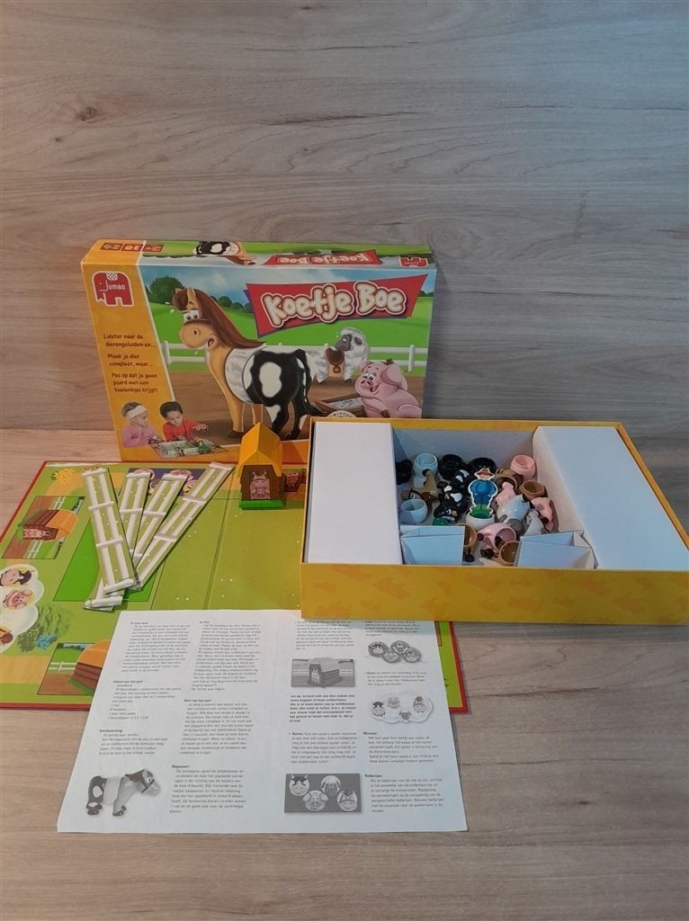 Koetje boe - s5994, Hobby en Vrije tijd, Gezelschapsspellen | Bordspellen, Verzenden, Zo goed als nieuw