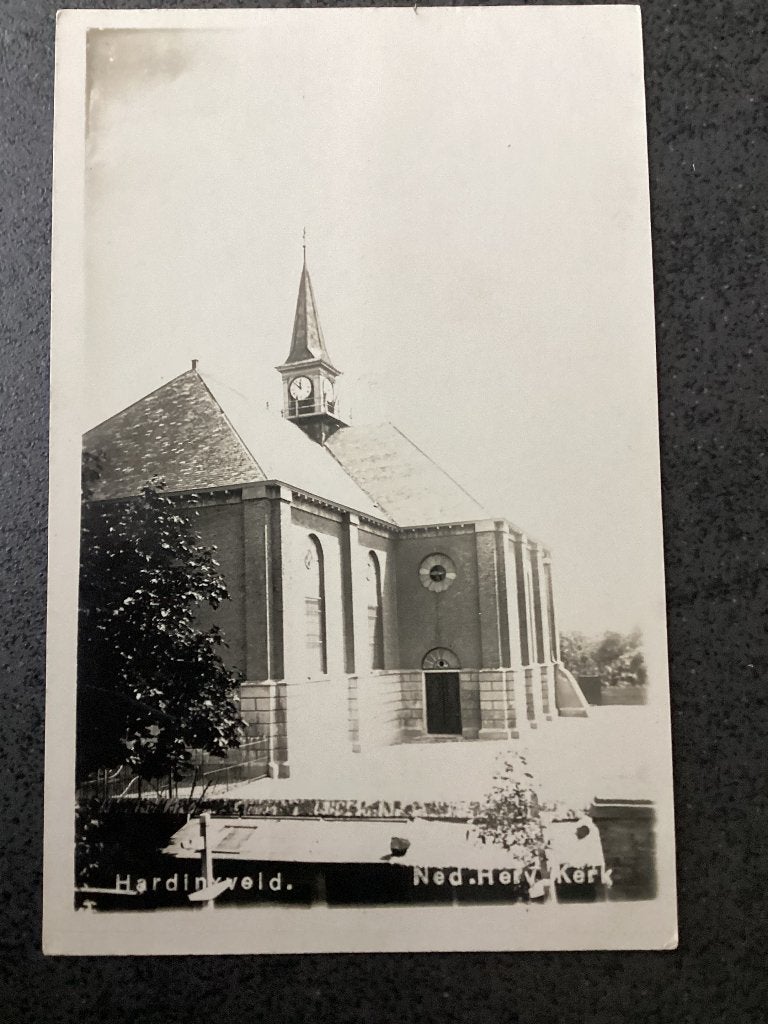 Fotokaart. Hardinxveld., Ophalen of Verzenden, 1940 tot 1960, Ongelopen, Zuid-Holland