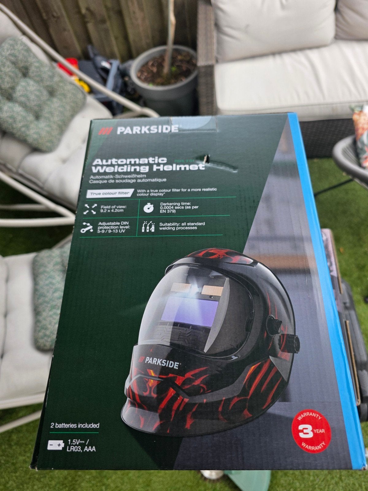 Nieuwe Parkside Automatische Lashelm, Doe-het-zelf en Verbouw, Gereedschap | Lasapparaten, Ophalen, Nieuw, Overige typen