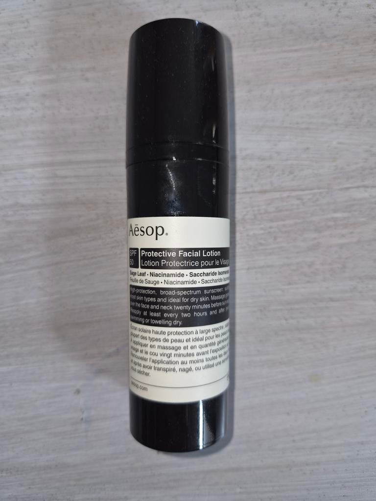Aēsop protective facial lotion, Ophalen of Verzenden, Nieuw, Blauw, Gehele gezicht