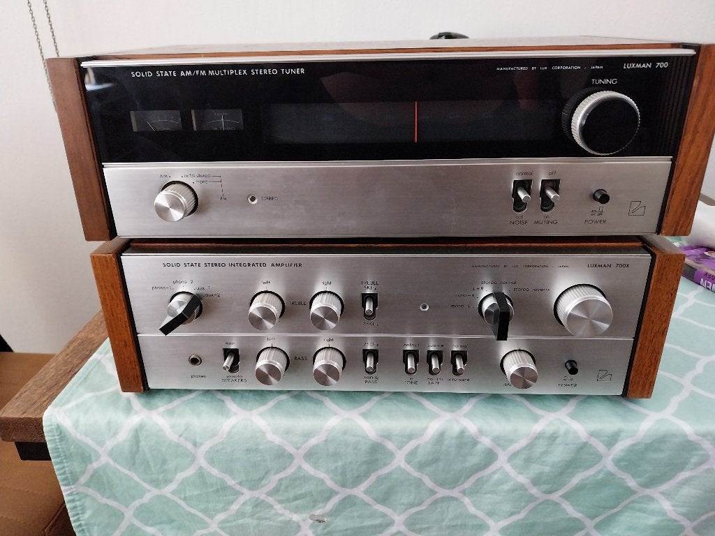 Luxman sq 700x versterker wl 700 tuner, Gebruikt, Ophalen, Overige merken, Minder dan 60 watt