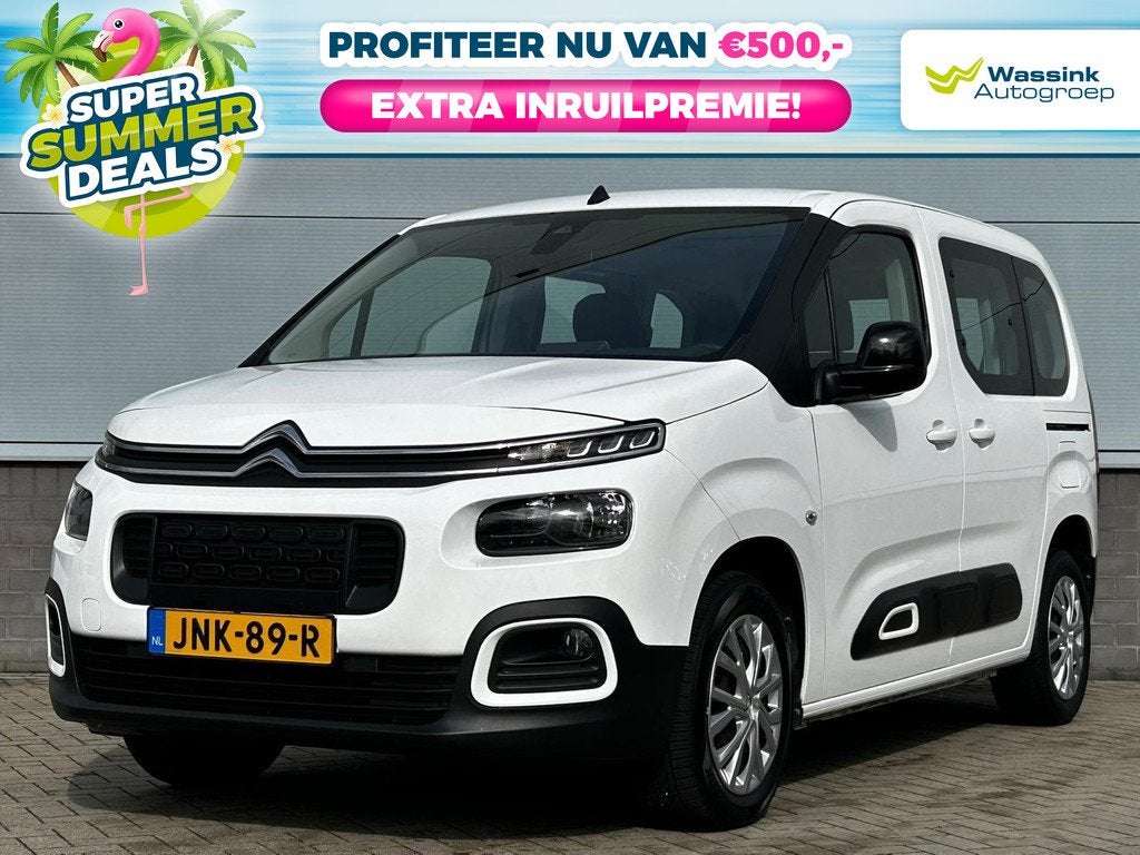 Citroën Berlingo 130 pk Feel Automaat | Navigatie | SUMMER, Auto's, Citroën, Bedrijf, Te koop, Berlingo, ABS, Airconditioning