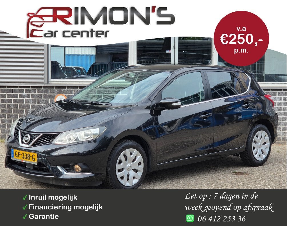 Nissan Pulsar 1.2 DIG-T Visia Airco Dealer Onderhouden Nap, Auto's, Voorwielaandrijving, Euro 5, Gebruikt, 4 cilinders