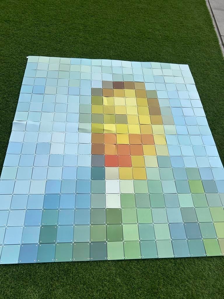 IXXI Van Gogh pixel art, Ophalen, Gebruikt, 125 cm of meer, Print