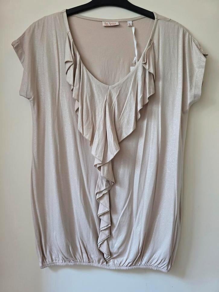 Blouse maat XXL, Ophalen of Verzenden, Nieuw, Maat 46/48 (XL) of groter, Beige