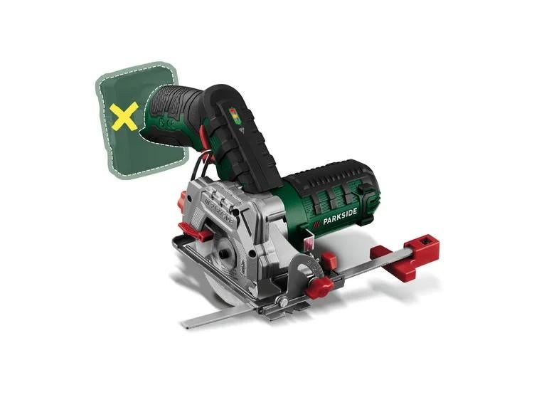 Nieuwe PARKSIDE accu cirkelzaag 12v, Ophalen of Verzenden, Nieuw, Minder dan 600 watt, 30 tot 70 mm
