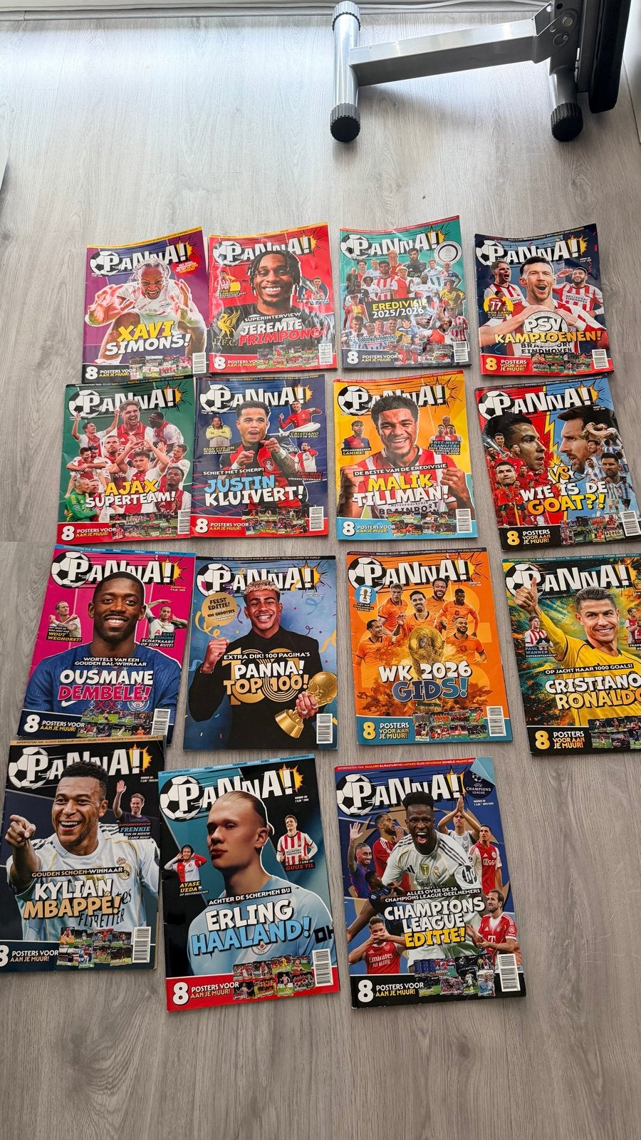 Grote collectie Panna! voetbaltijdschriften (15 stuks), Ophalen of Verzenden, Zo goed als nieuw, Sport en Vrije tijd