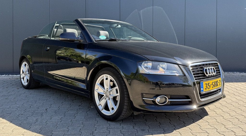 Audi A3 Cabriolet 1.2 TFSI Ambition Pro Line Business Airco, Euro 5, Stof, Gebruikt, Zwart