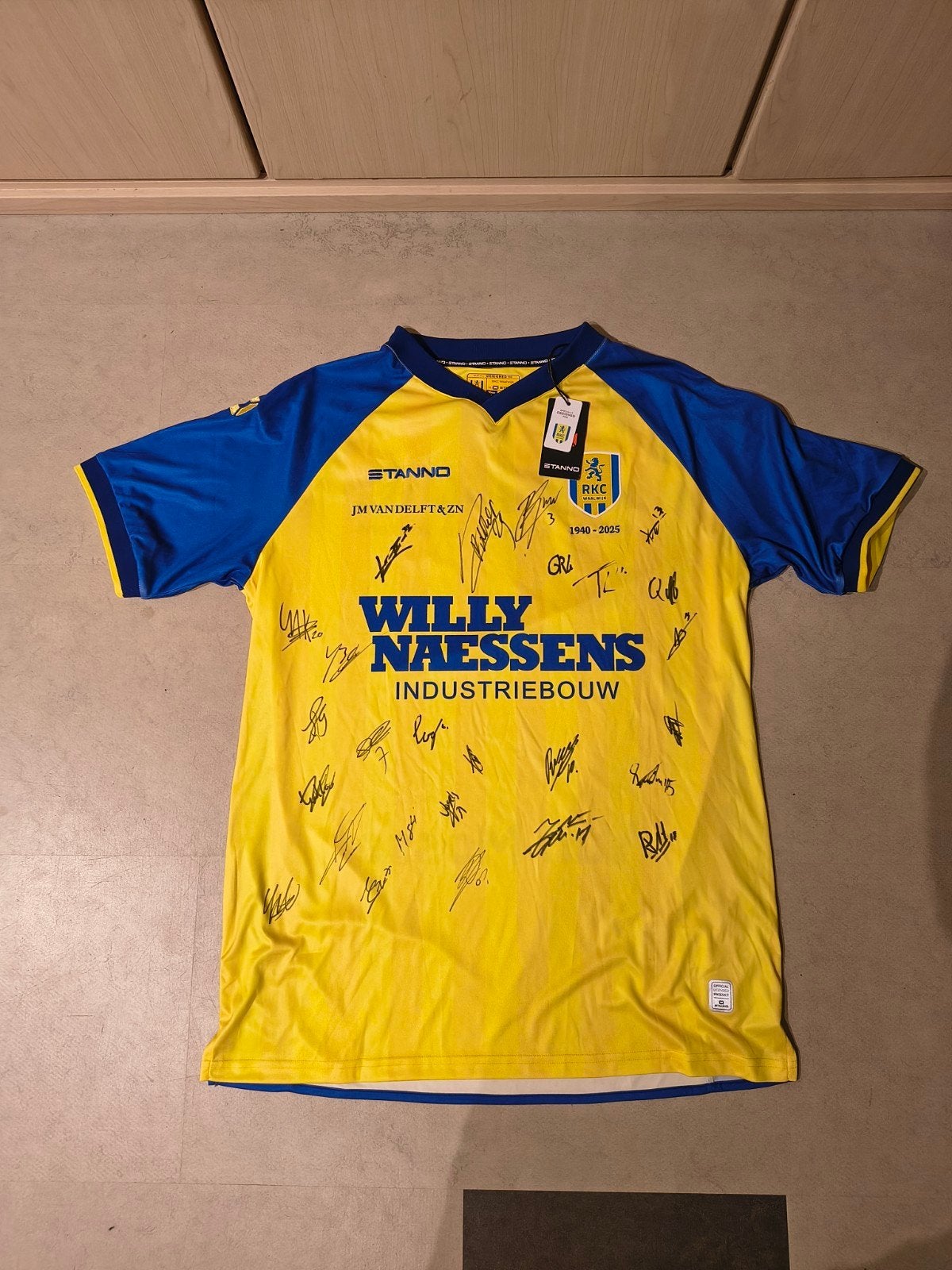 Gesigneerd RKC Waalwijk shirt - Maat L, Maat 52/54 (L), Meerkleurig, Nieuw, Ophalen of Verzenden