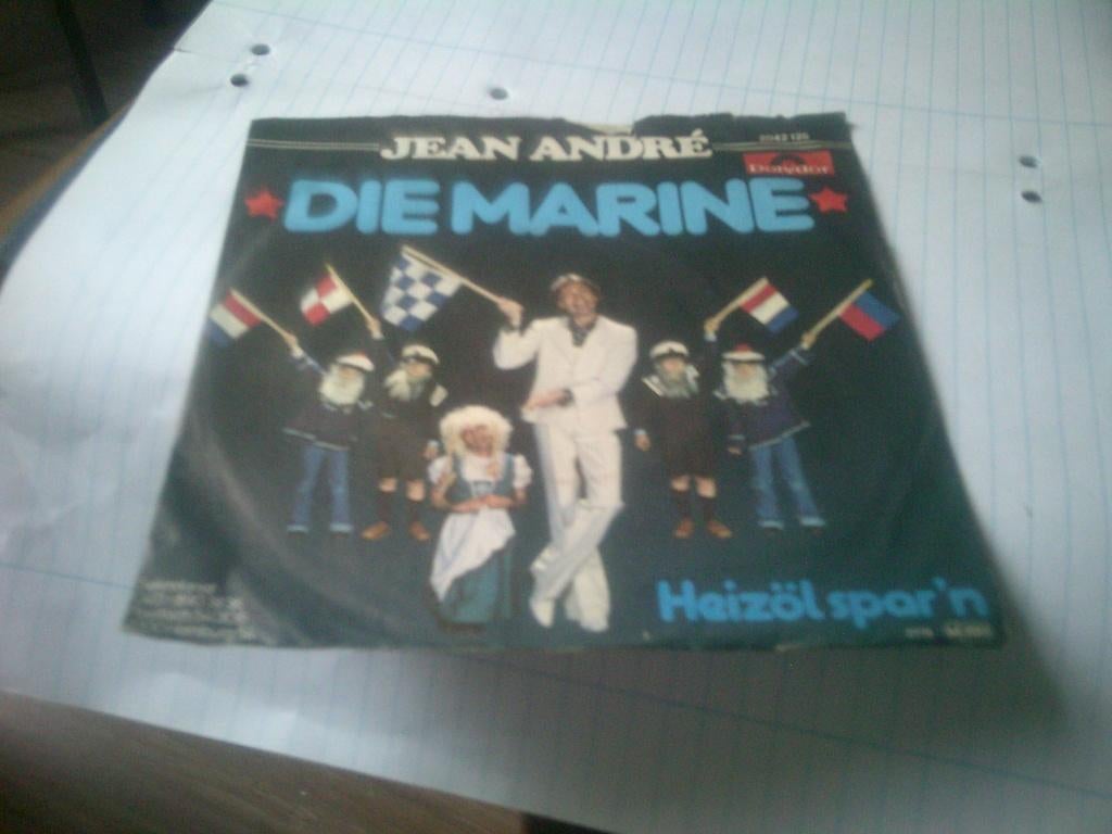 JEAN ADRE DIE MARINE - HEIZOL SPAR ' N, 7 inch, Ophalen of Verzenden, Levenslied of Smartlap, 1970 - 1979