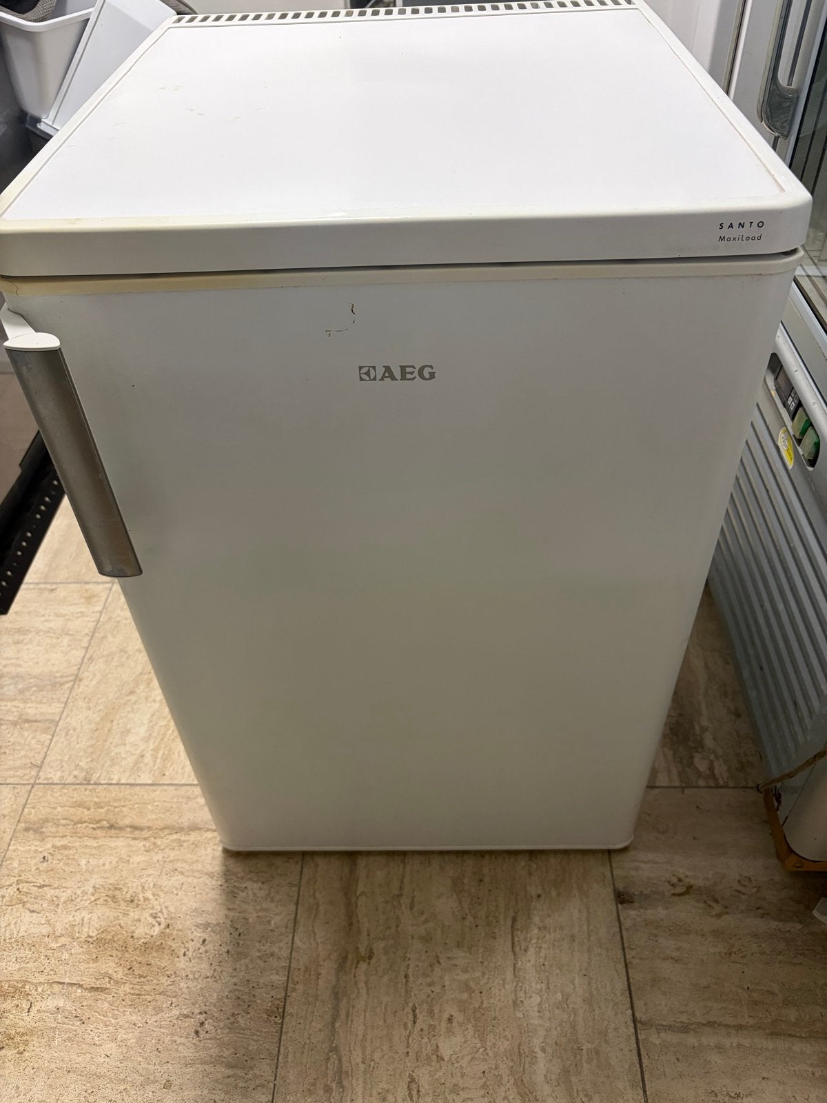 AEG Santo Maxiload Koelkast met vriesvak, Witgoed en Apparatuur, 85 tot 120 cm, Gebruikt, 100 tot 150 liter, Ophalen of Verzenden